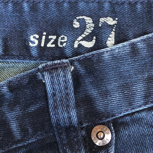 EUC J. Crew Mid Rise Blocked Matchstick Jeans - Picture 6 of 10